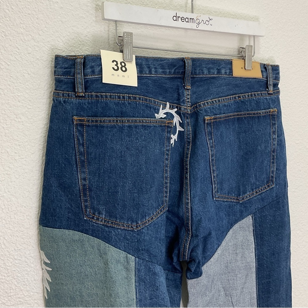 PLUS NWT MNML Patchwork Style Jeans - Picture 5 of 6
